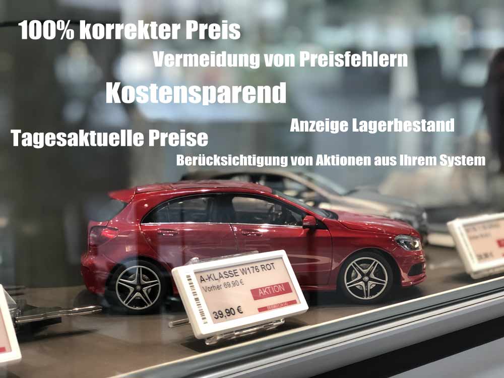 digitale Preisauszeichnung Shop